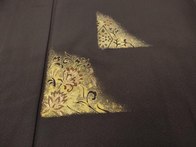 平和屋着物●訪問着　竹屋町刺繍　更紗花蝶文　金彩　やまと誂製　正絹　逸品　CABE6968ut_2