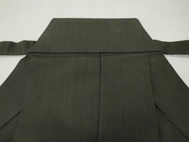 平和屋着物●男性　馬乗り袴　縞　正絹　逸品　CABE7031ut_6