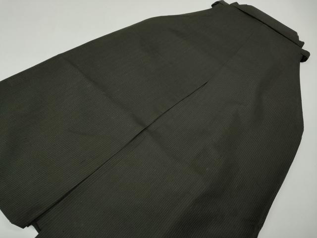 平和屋着物●男性　馬乗り袴　縞　正絹　逸品　CABE7031ut_1