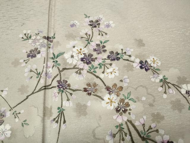 平和屋着物●訪問着　刺繍　枝桜文　暈し染め　金彩　さが美扱い　正絹　逸品　CABE7140ut_2