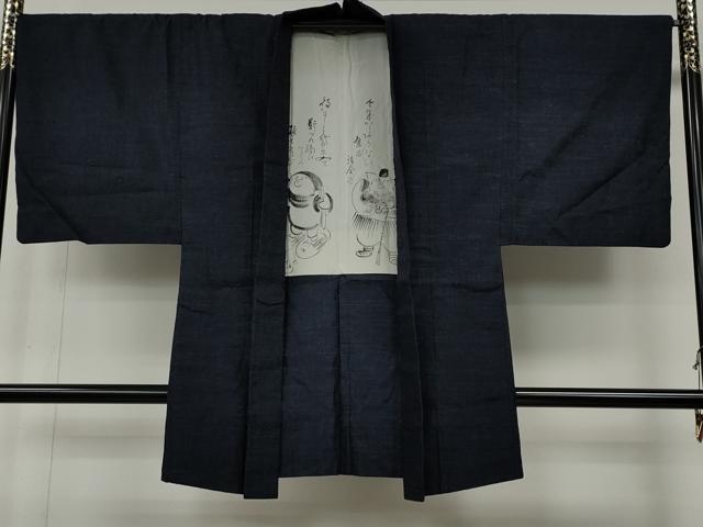 平和屋着物○男性 結城紬 アンサンブル 杢 正絹 逸品 CABE7189ut【公式