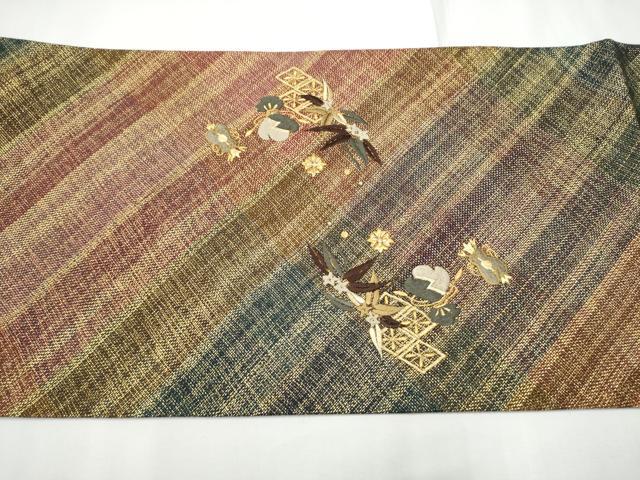平和屋着物○ひなや工房 くむ・あむ・おる 伊豆蔵明彦 組織 全通 太鼓