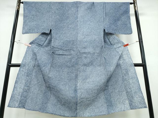 平和屋着物∴夏物　男性　浴衣　有松鳴海絞り　三浦絞り　綿　逸品　CABE8807ng_1