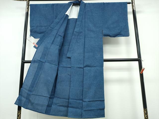 平和屋着物∴夏物　男性　浴衣　有松鳴海絞り　三浦絞り　綿　逸品　CABE8811ng_2