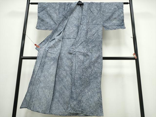 平和屋着物∴夏物　男性　浴衣　有松鳴海絞り　三浦絞り　綿　逸品　CABE8953ng_2