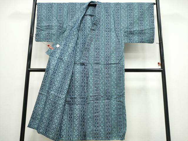 平和屋着物∴夏物　男性　浴衣　吉祥花間道　綿　逸品　CABE8969ng_2