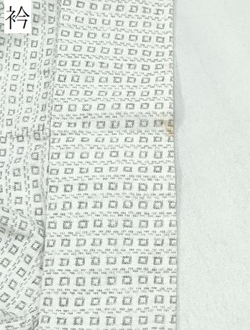 平和屋着物∴夏物　男性　浴衣　幾何学文様　綿麻　逸品　CABE8970ng_6