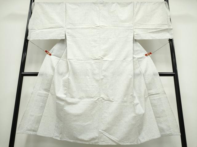 平和屋着物∴夏物　男性　浴衣　幾何学文様　綿麻　逸品　CABE8970ng_1