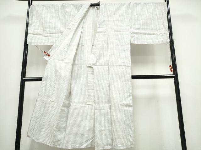 平和屋着物∴夏物　男性　浴衣　幾何学文様　綿麻　逸品　CABE8970ng_2