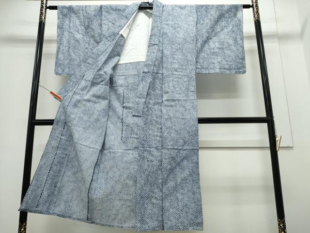 平和屋着物∴夏物　男性　浴衣　有松鳴海絞り　三浦絞り　綿　逸品　CABE9030ng_2