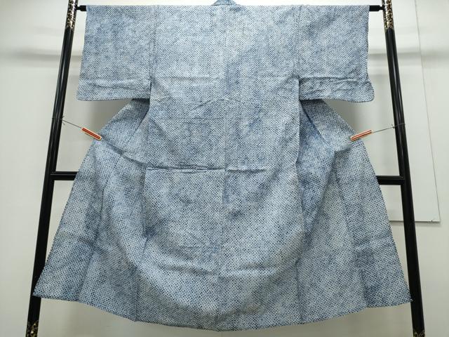 平和屋着物∴夏物　男性　浴衣　有松鳴海絞り　三浦絞り　綿　逸品　CABE9038ng_1
