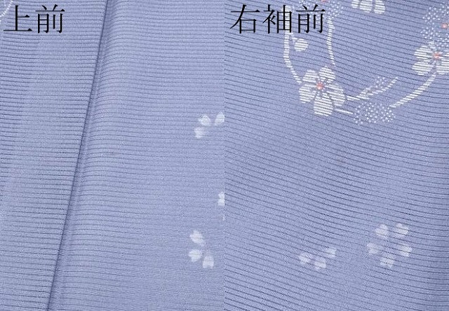 平和屋着物＊夏物　小紋　絽　花丸文　洗える着物　CABF2619tx_7