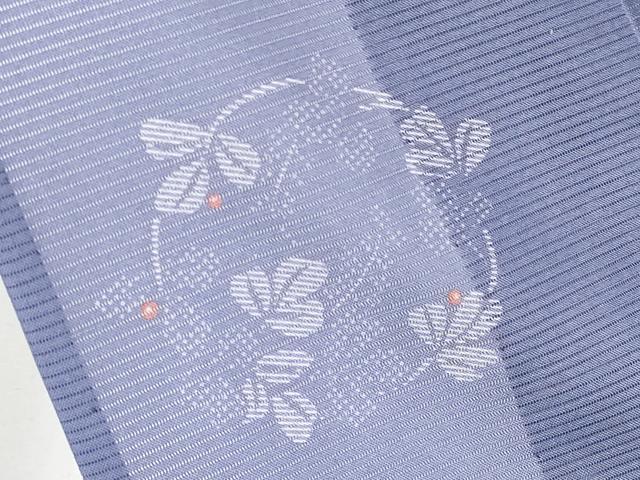 平和屋着物＊夏物　小紋　絽　花丸文　洗える着物　CABF2619tx_6