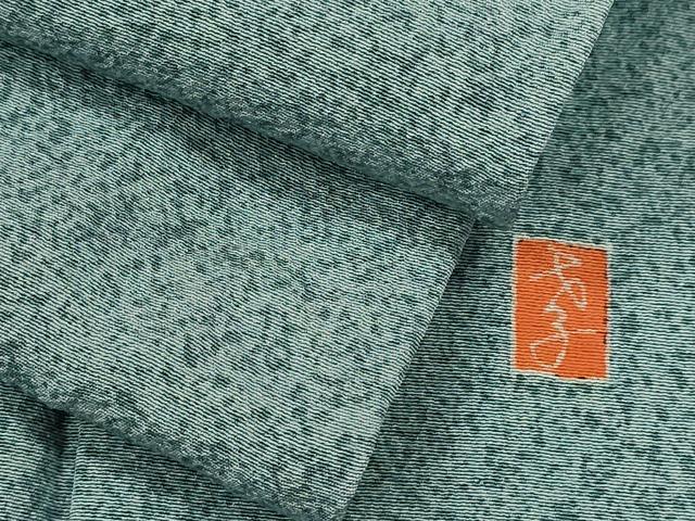 平和屋着物▽本加賀友禅作家　茶谷孝志　訪問着　単衣　霞文　正絹　逸品　CABF3007ze
