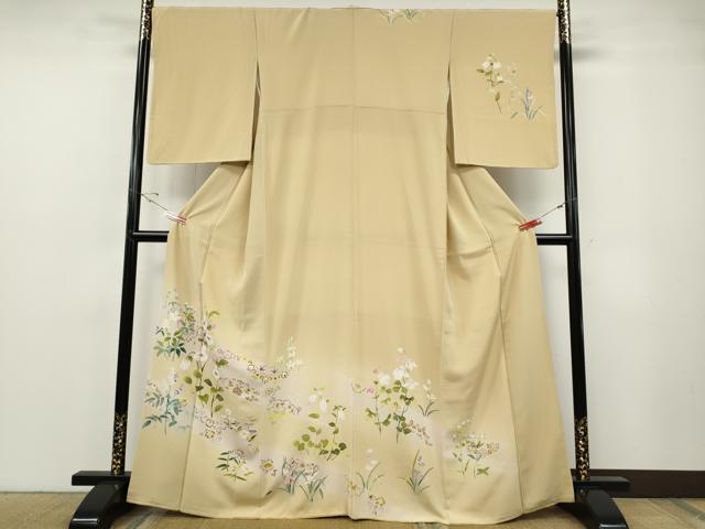 平和屋着物●訪問着　友禅　草花尽くし　暈し染め　正絹　逸品　CABF3365ut 28,730円