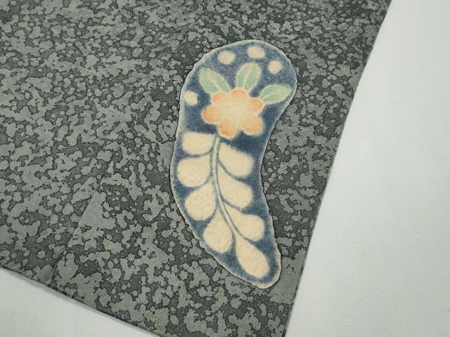 平和屋着物○樋熊哲也 訪問着 辻が花 絞り 手描き ロング丈 正絹 逸品