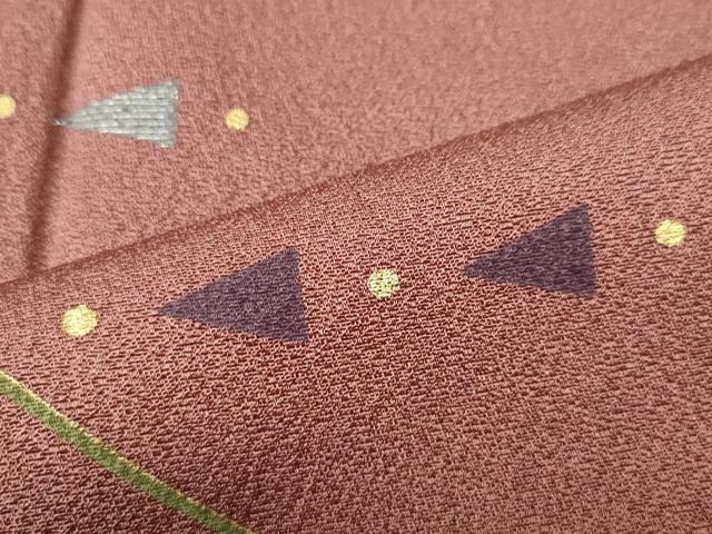 平和屋着物●森英恵・HANAE MORI　訪問着　刺繍　吉祥文　金彩　正絹　逸品　CABF3423ut_6