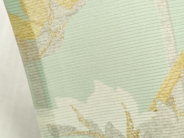 平和屋着物＊夏物　訪問着　絽　枝花文　暈し染め　金銀彩　高島屋扱い　正絹　逸品　CABF3536ut_8