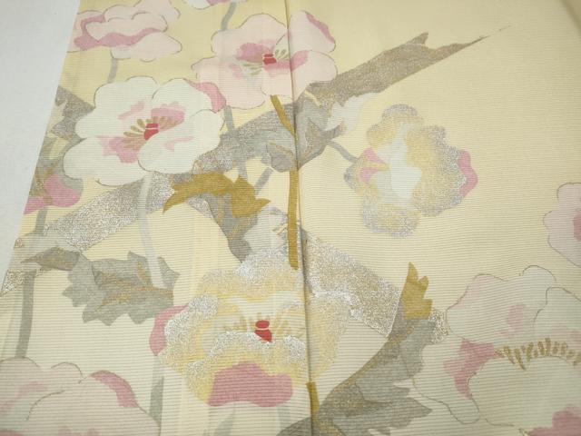 平和屋着物＊夏物　訪問着　絽　枝花文　暈し染め　金銀彩　高島屋扱い　正絹　逸品　CABF3536ut_2