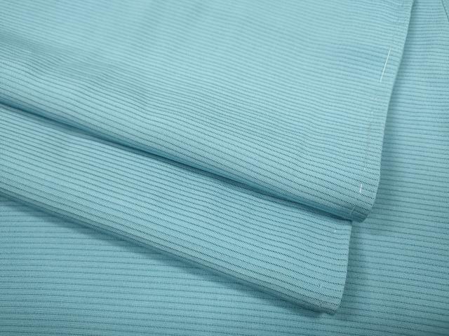 平和屋着物＊夏物　色無地　絽　空色　正絹　逸品　CABF3566ut