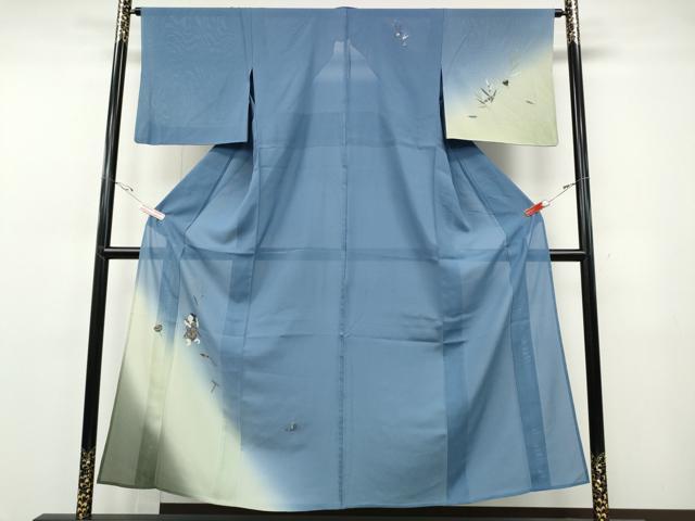 平和屋着物＊夏物　訪問着　絽　童子遊び　暈し染め　正絹　逸品　CABF3568ut
