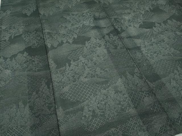 平和屋着物＊夏物　小紋　紗　五重塔　樹林文　洗える着物　CABF3574ut_3