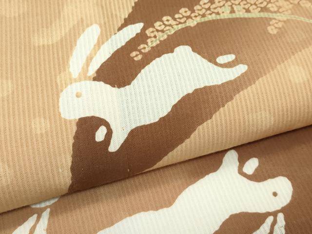 平和屋着物∴夏物　浴衣　跳び兎　綿　逸品　CABF4788rv 23,088円