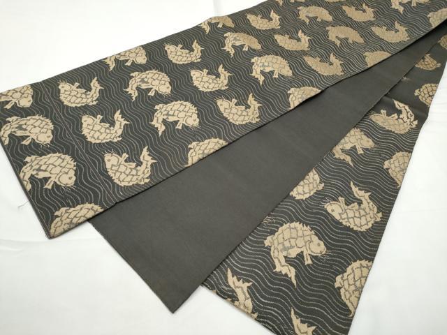 平和屋着物○全通柄 本袋帯 荒磯 正絹 逸品 CABF5320hy 【公式通販】