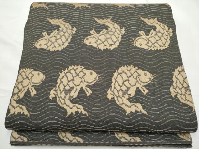 平和屋着物○全通柄 本袋帯 荒磯 正絹 逸品 CABF5320hy 【公式通販】