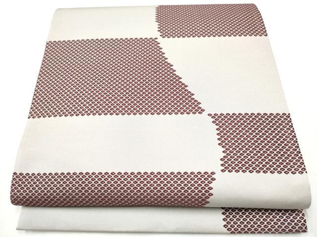 平和屋着物○六通柄袋帯 作家物 鹿の子文 正絹 逸品 CABF5331hy 【公式 