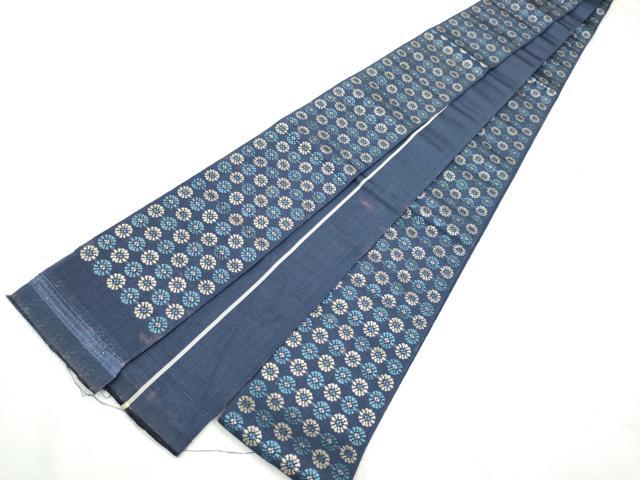 平和屋着物●男性　本場筑前博多織　角帯　いちご錦　正絹　逸品　CABF5564hy_6