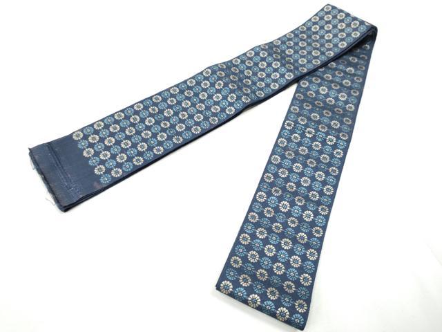 平和屋着物●男性　本場筑前博多織　角帯　いちご錦　正絹　逸品　CABF5564hy_1