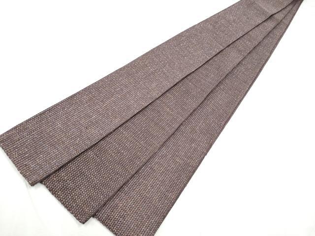 平和屋着物●男性　本場筑前博多織　角帯　霞文　正絹　逸品　CABF8541hy_6