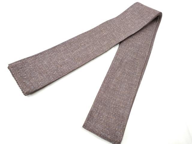 平和屋着物●男性　本場筑前博多織　角帯　霞文　正絹　逸品　CABF8541hy_1