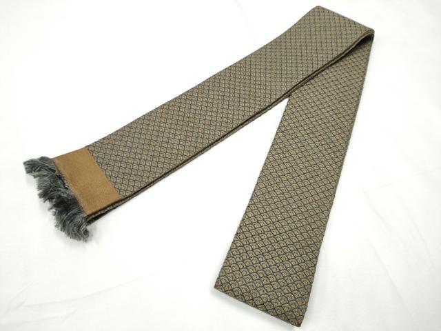 平和屋着物●男性　本場筑前博多織　角帯　霞文　正絹　逸品　CABF5560hy 平和屋着物○男性 本場筑前博多織 角帯 霞文 正絹 逸品 CABF8456hy 平和屋