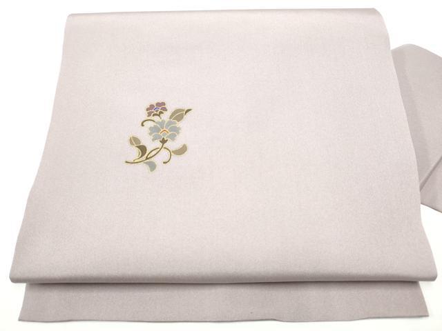 平和屋着物●九寸名古屋帯　枝花文　金彩　正絹　逸品　CABF8683hy 31,200円