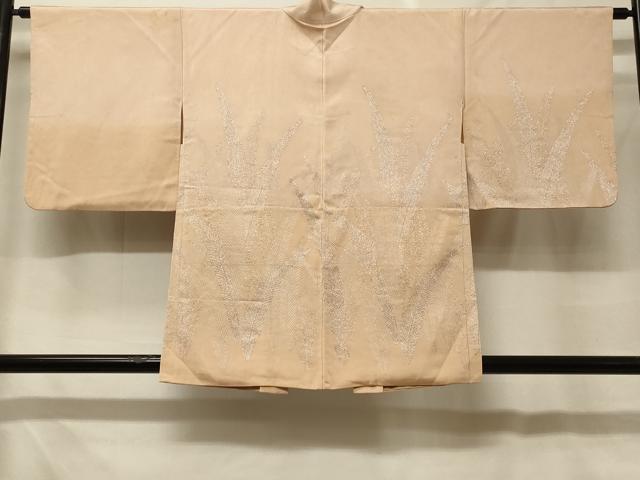 平和屋着物＃羽織　寿光織　草木文　銀糸　正絹　逸品　CABF8885in