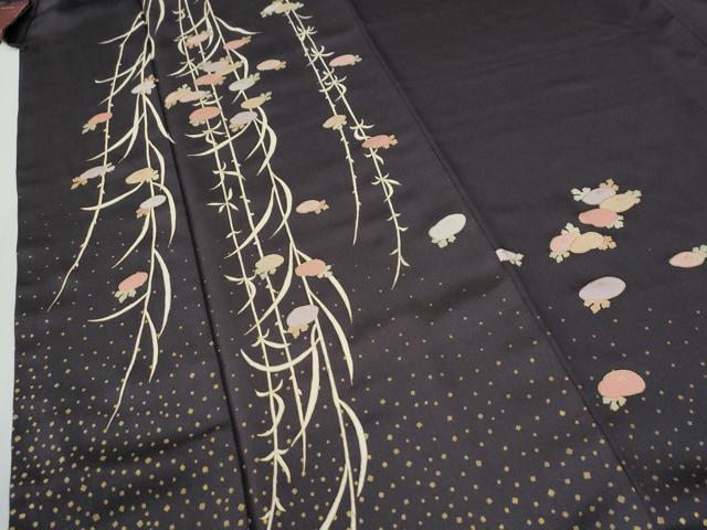 平和屋着物●訪問着　刺繍　万寿菊　金彩　正絹　逸品　CABG0030yc_3