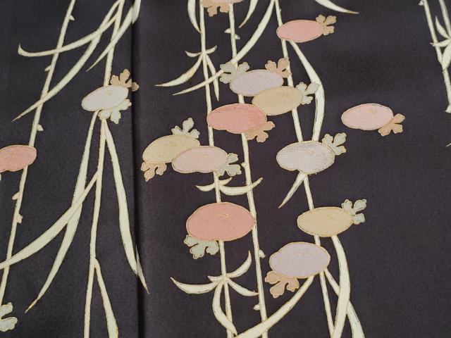 平和屋着物●訪問着　刺繍　万寿菊　金彩　正絹　逸品　CABG0030yc_2