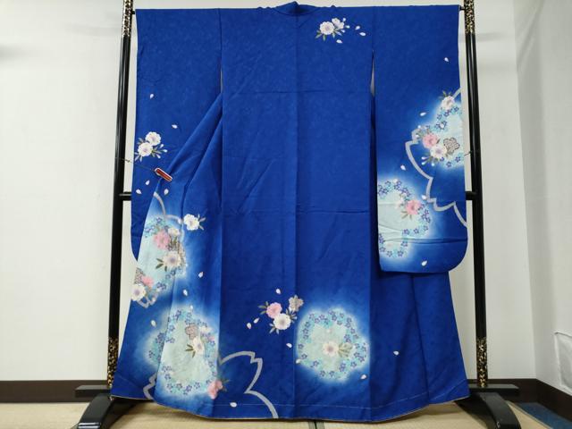 平和屋着物●豪華振袖　舞桜文　ラメ糸　蛍暈し　金彩　正絹　逸品　未使用　CABG0037yc 29,575円