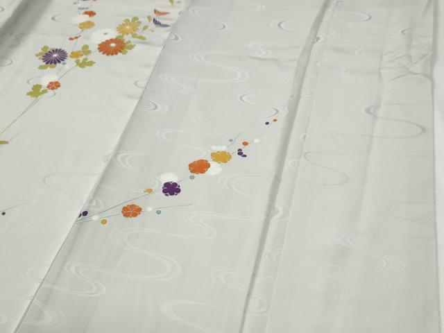 平和屋着物●創業460年・千總　訪問着　駒刺繍　菊花文　金彩　三越扱い　正絹　逸品　未使用　CABG0131yc_4
