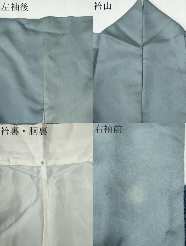 平和屋着物●訪問着　刺繍　飛鶴浜松籬草花文　暈し染め　金彩　正絹　逸品　CABG0221yc_8