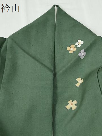 平和屋着物●訪問着　紬地　作家物　舞花文　正絹　逸品　CABG0647yc_8