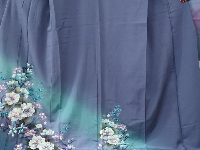 平和屋着物●豪華振袖　草花文　暈し染め　金彩　正絹　逸品　CABG0773yc_2