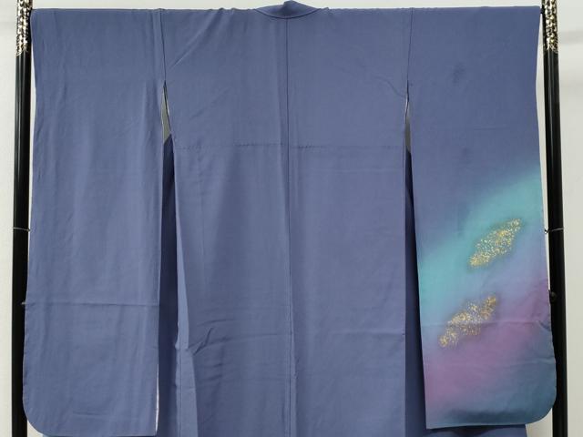 平和屋着物●豪華振袖　草花文　暈し染め　金彩　正絹　逸品　CABG0773yc_1