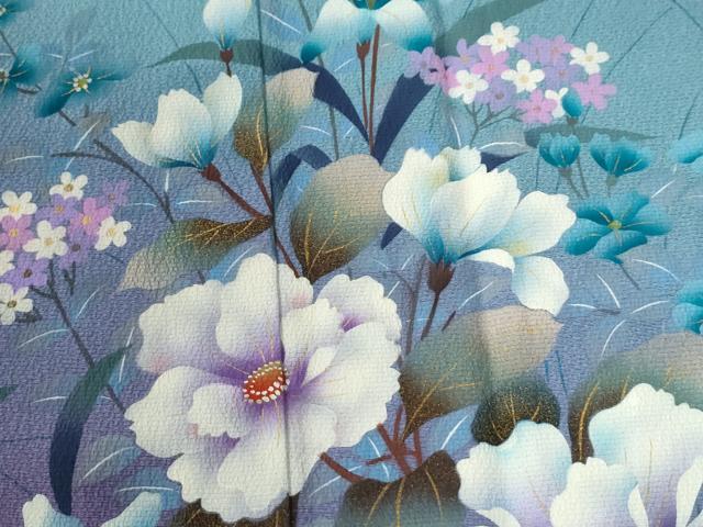平和屋着物●豪華振袖　草花文　暈し染め　金彩　正絹　逸品　CABG0773yc_4