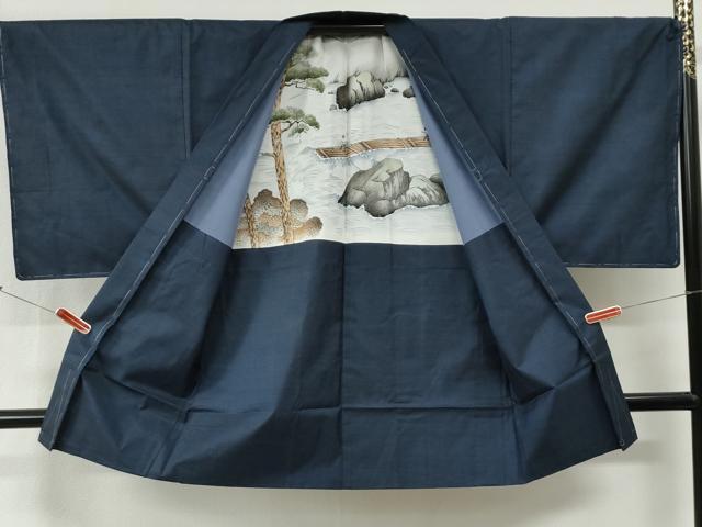 平和屋着物○男性 本場大島紬 アンサンブル 100亀甲 総詰め 西紬工場