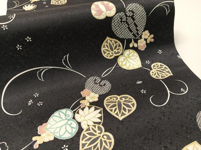 平和屋着物○九寸開き名古屋帯 葵文様 正絹 逸品 未使用 CABG1755vp