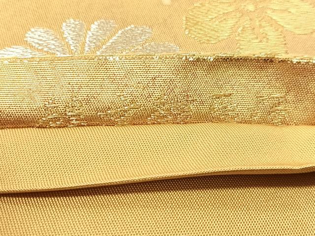 平和屋着物●西陣　川越織物謹製　六通柄　本袋帯　唐織　鎧威花文　金銀糸　正絹　逸品　CABG1777vp_8