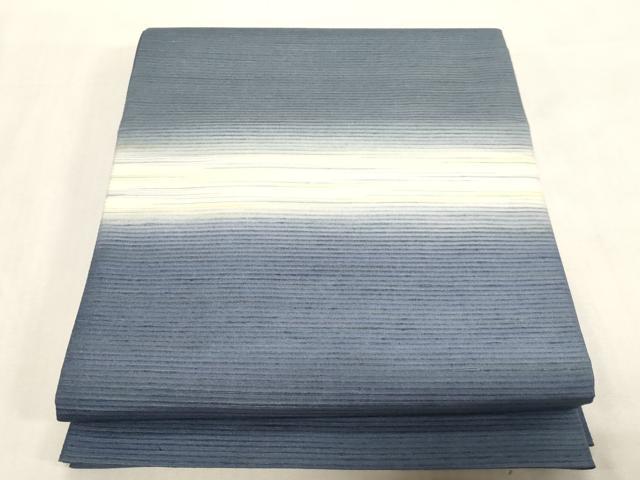 平和屋着物●太鼓柄袋帯　紬地　霞文　正絹　逸品　CABG3178dy